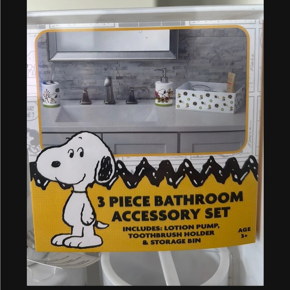 Peanut Snoopy bathroom set